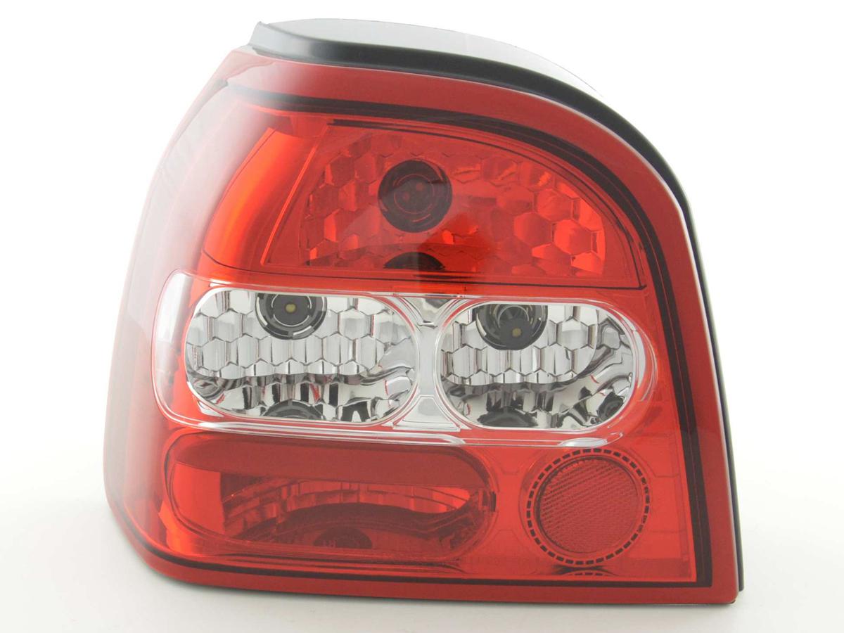 Rückleuchten VW Golf 3 Typ 1HXO 92-97 schwarz rot Rückleuchten VW Golf 3 Typ 1HXO 92-97 schwarz rot